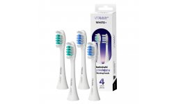 VITAMMY WHITE+ Końcówki do szczoteczki sonicznej serii SONICE, wybielające, białe, 4szt