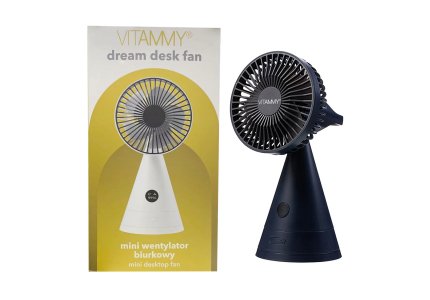 VITAMMY dream desk fan granatowy